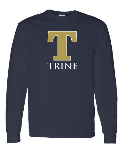 Trine University 2 Color T Long Sleeve - Navy