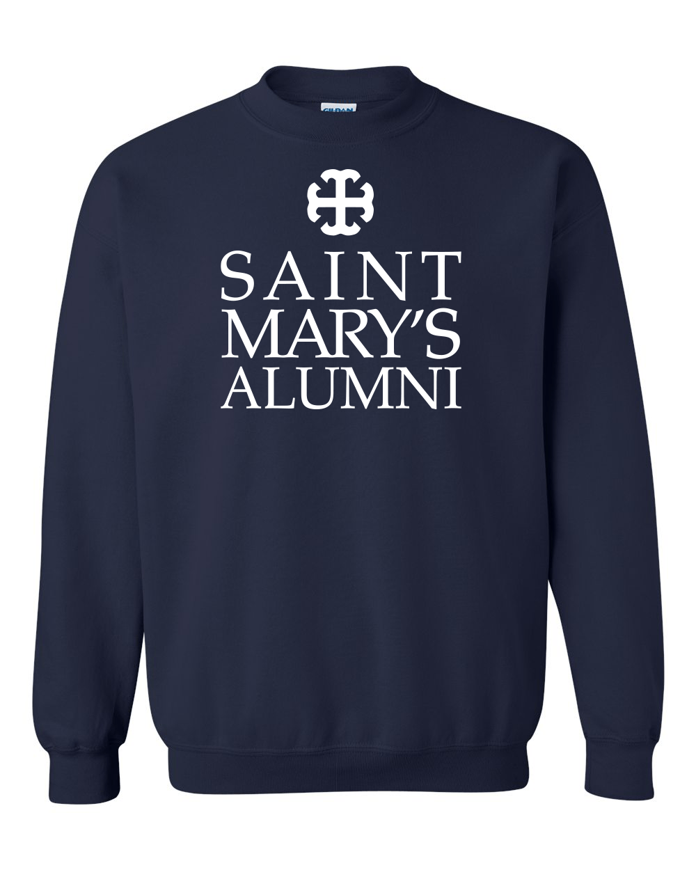 Saint Mary's College 1 Color Alumni Crewneck Sweatshirt - Navy