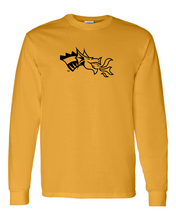 Load image into Gallery viewer, Drexel University Dragon Head 1 Color Long Sleeve - Gold
