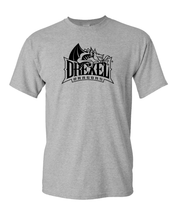 Load image into Gallery viewer, Drexel University Full Logo 1 Color T-Shirt - Sport Grey
