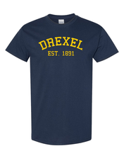 Load image into Gallery viewer, Drexel University Drexel Vintage 1891 T-Shirt - Navy
