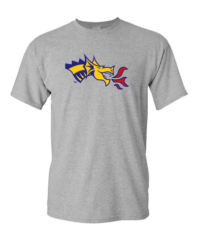 Drexel University Dragon Head Full Color T-Shirt - Sport Grey