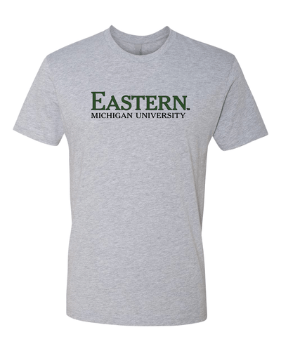 Eastern Michigan University Two Color Exclusive Soft Shirt - Heather Gray