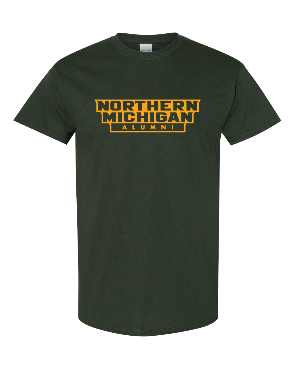 Northern Michigan Alumni One Color T-Shirt - Forest Green