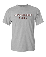 Load image into Gallery viewer, Alma College Scots Two Color T-Shirt - Sport Grey
