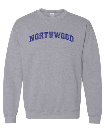 Northwood Distressed Crewneck Sweatshirt - Sport Grey