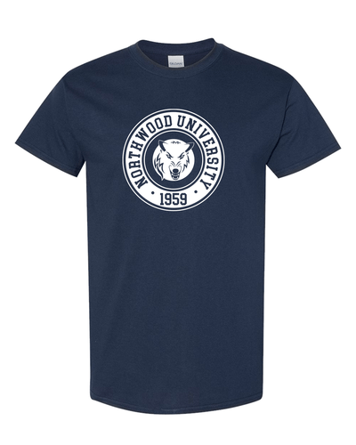 Northwood University Circle One Color T-Shirt - Navy