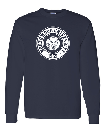 Northwood University Circle One Color Long Sleeve - Navy