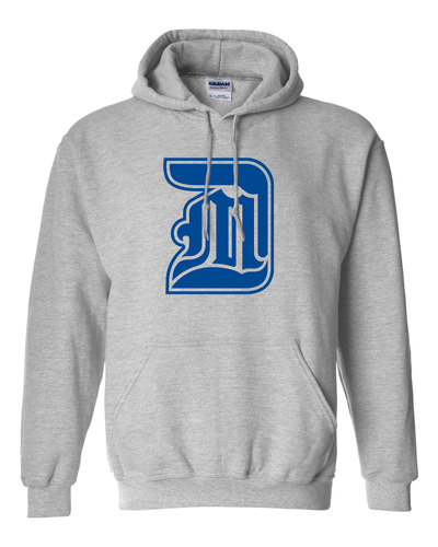 U of Detroit Mercy DM One Color Hoodie - Sport Grey