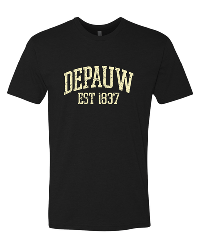 DePauwEstablished 1837 Vintage Exclusive Soft Shirt - Black