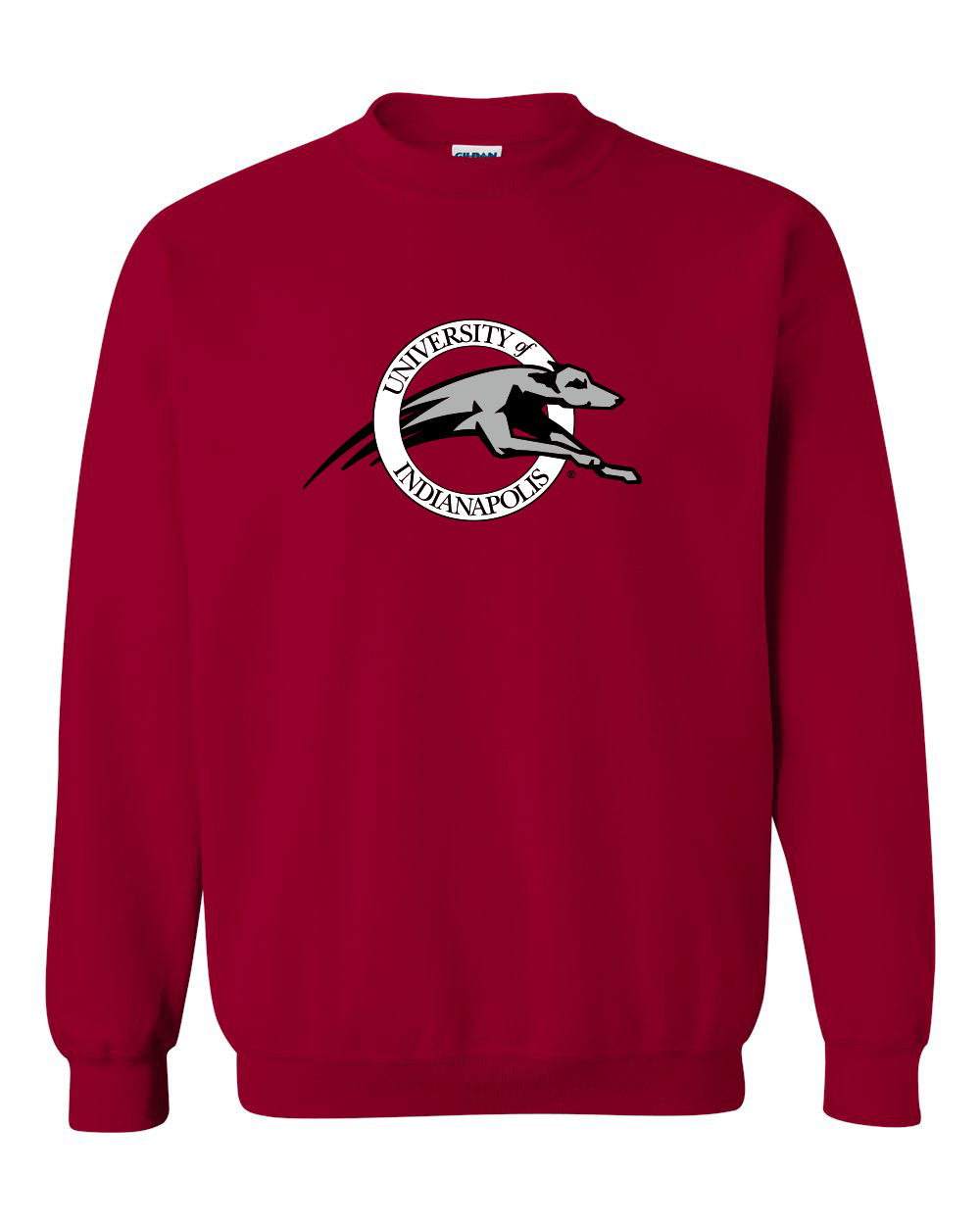 University of Indianapolis Full Circle Logo Crewneck Sweatshirt - Cardinal Red