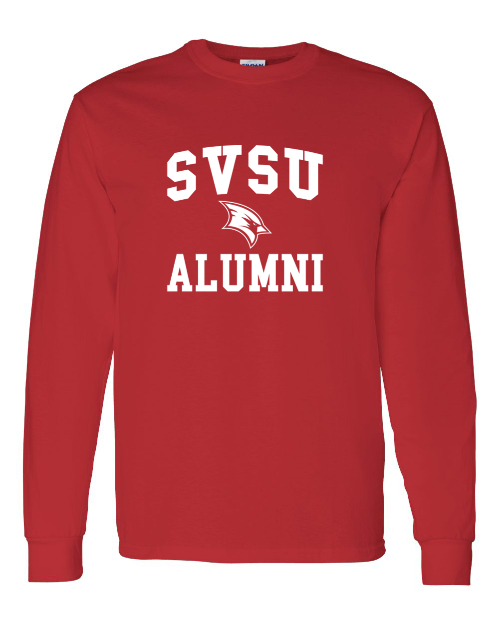 Saginaw Valley State University Alumni Long Sleeve - Red