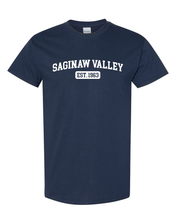 Load image into Gallery viewer, Saginaw Valley EST One Color T-Shirt - Navy
