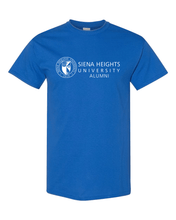 Load image into Gallery viewer, Siena Heights Alumni White Logo T-Shirt - Royal
