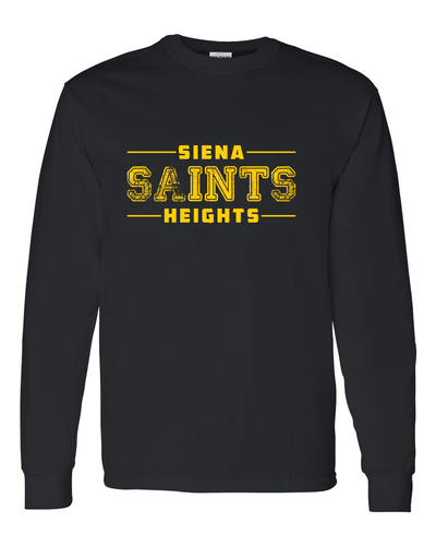 Siena Heights Saints Pride Long Sleeve T-Shirt - Black