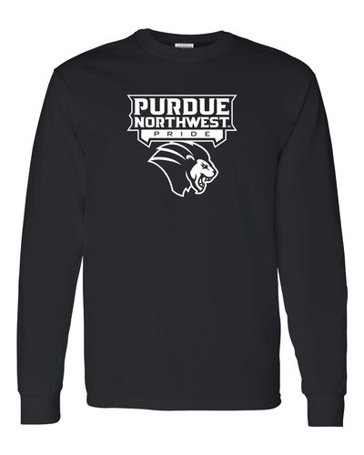 Purdue Northwest Pride One Color Long Sleeve Shirt - Black