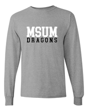 Load image into Gallery viewer, Minnesota State Moorhead Dragons Long Sleeve T-Shirt - Sport Grey
