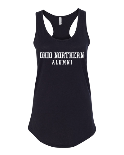 Ohio Northern Alumni Ladies Tank Top - Black