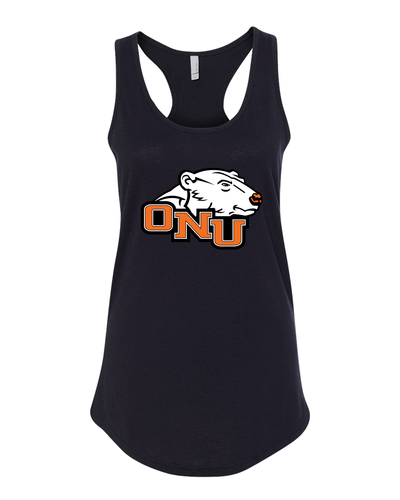 Ohio Northern Polar Bears Ladies Tank Top - Black