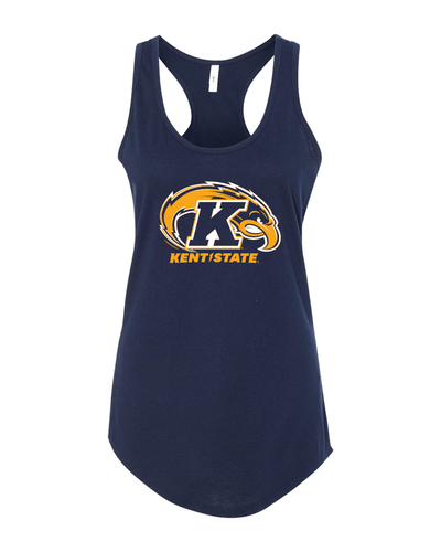 Kent State Full Logo Tank Top - Midnight Navy