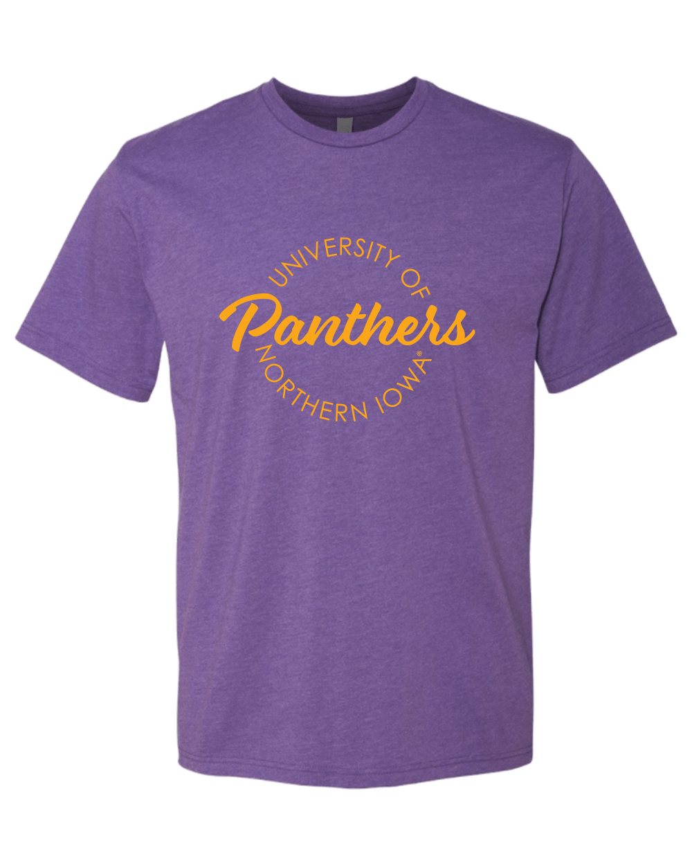 University of Northern Iowa Circular 1 Color Soft Exclusive T-Shirt - Purple Rush