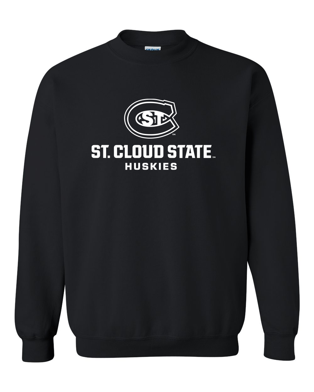 ST. CLOUD STATE UNIVERSITY スウェット　L St Cloud State White Stacked Logo Crewneck Sweatshirt – CollegiateSet