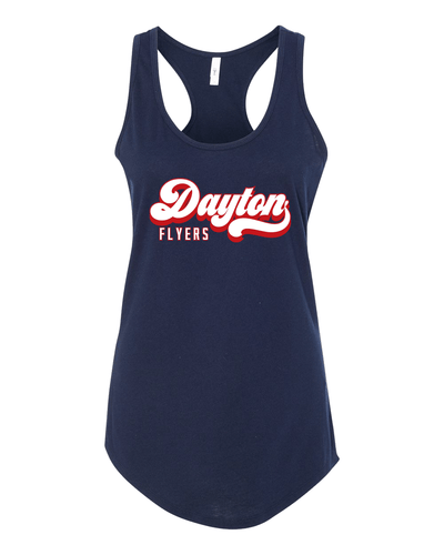 University of Dayton Flyers Vintage Tank Top - Midnight Navy