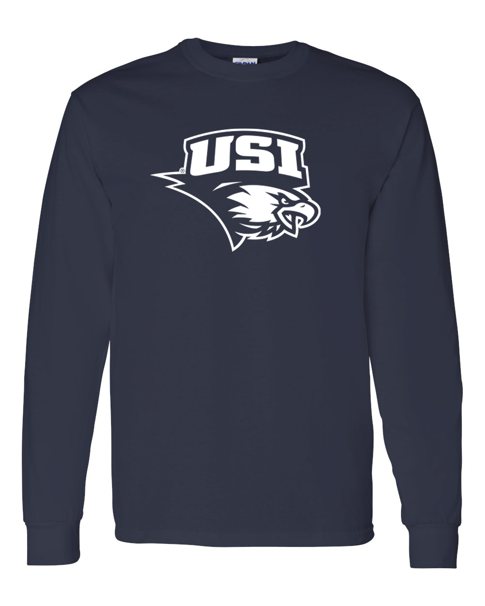 University of Southern Indiana USI One Color Long Sleeve Shirt - Navy