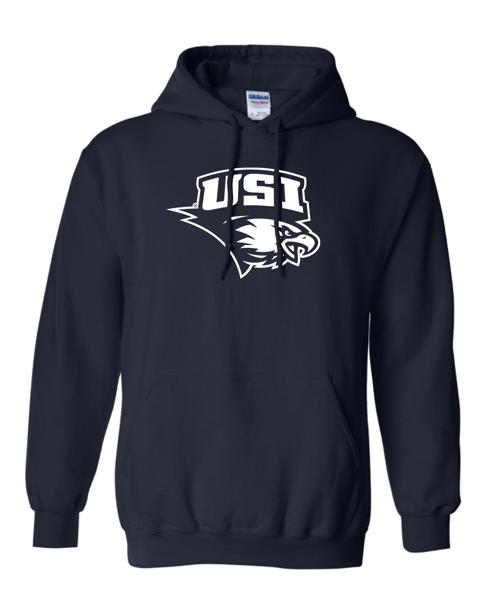 University of Southern Indiana USI One Color Hooded Sweatshirt - Navy