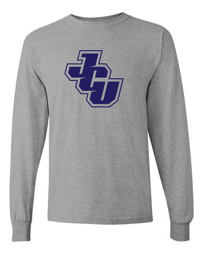 John Carroll Navy JCU Long Sleeve T-Shirt - Sport Grey