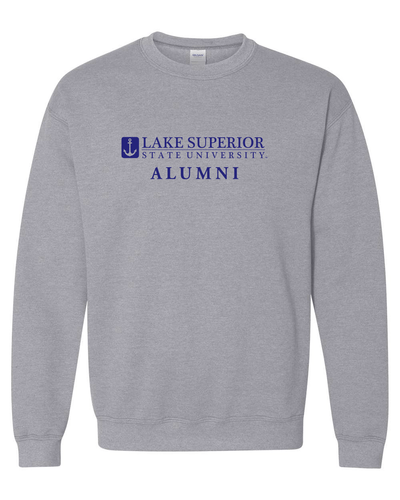 Lake Superior State Alumni Crewneck Sweatshirt - Sport Grey