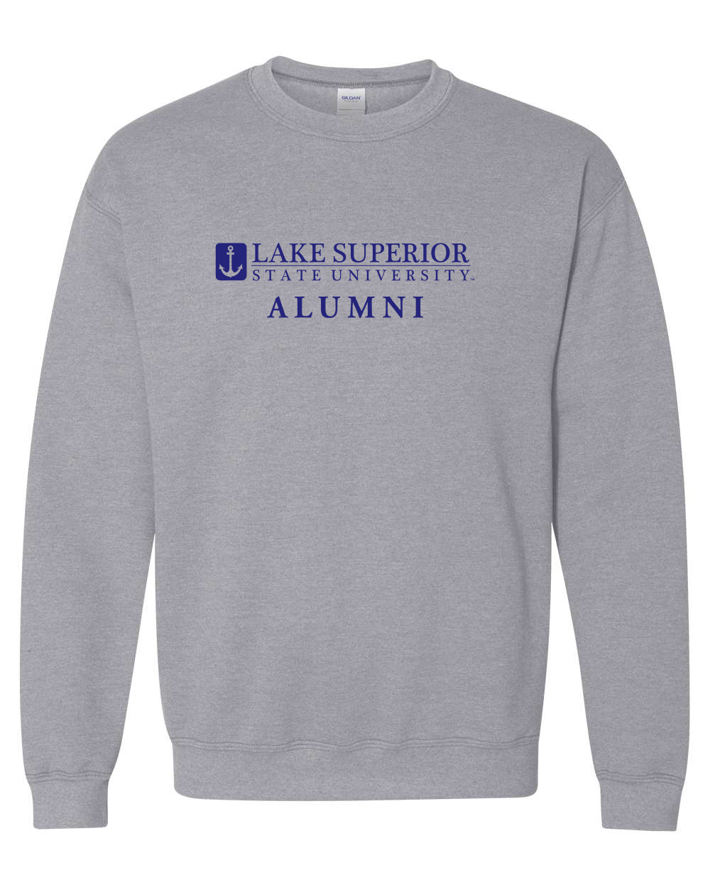 Lake Superior State Alumni Crewneck Sweatshirt - Sport Grey