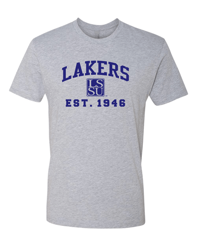 Lake Superior State LSSU Est 1946 Soft Exclusive T-Shirt - Dark Heather Gray