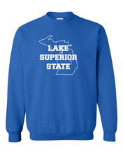 Load image into Gallery viewer, Lake Superior State Crewneck Sweatshirt - Royal
