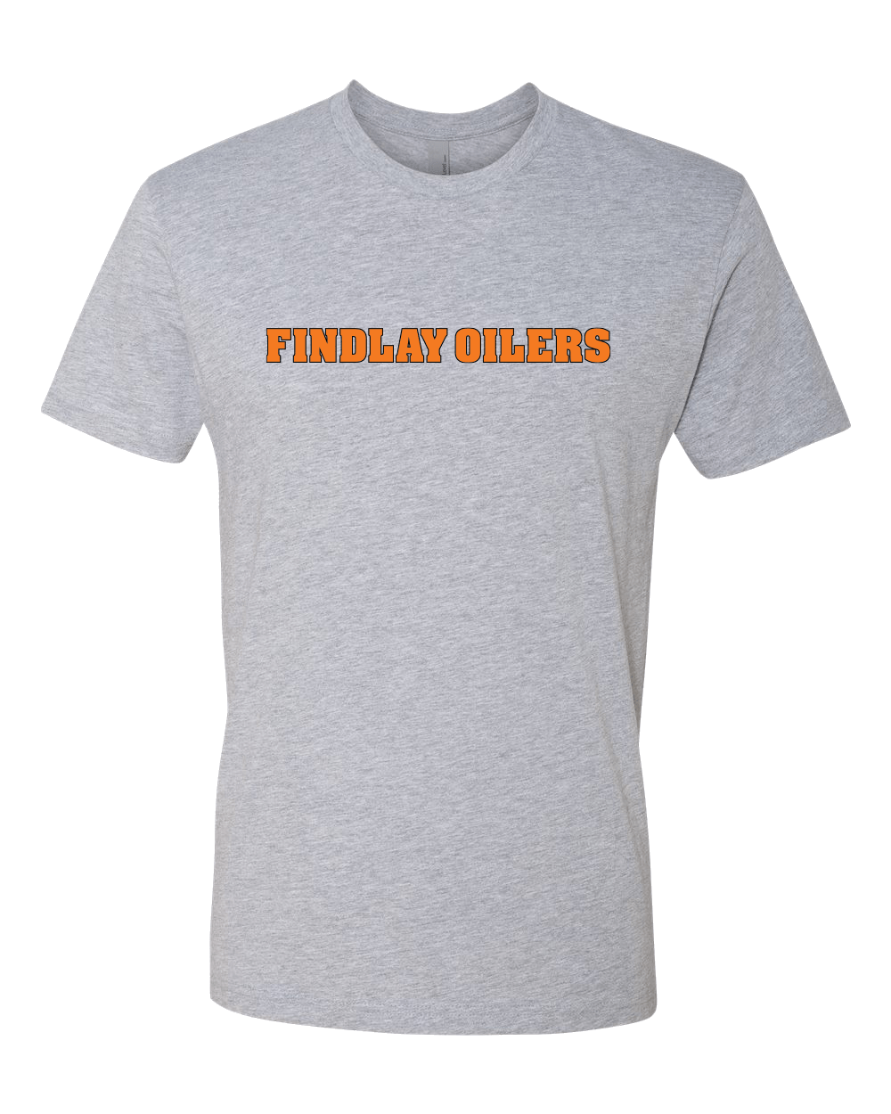 University of Findlay Oilers Text Logo Exclusive Soft Shirt - Dark Heather Gray