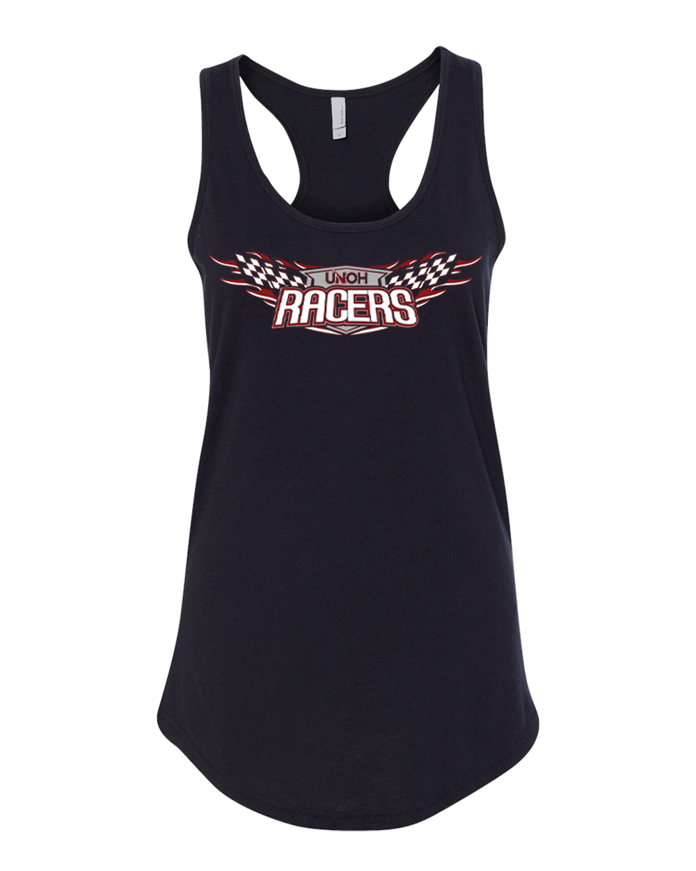 Northwestern Ohio UNOH Racers Full Logo Tank Top - Black