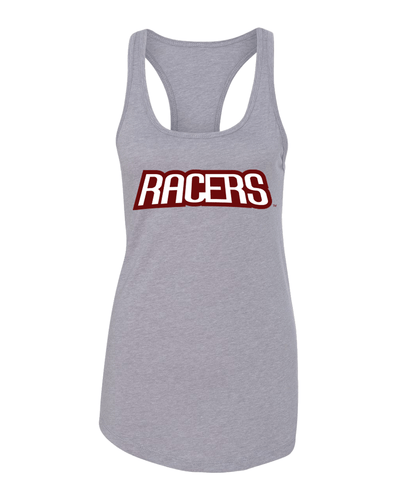 University of Northwestern Ohio Racers Text Logo Tank Top - Heather Grey