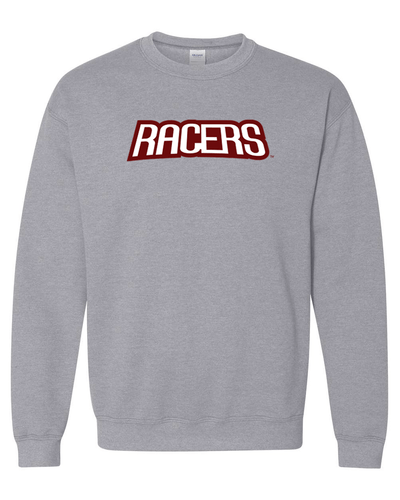 University of Northwestern Ohio Racers Text Logo Crewneck Sweatshirt - Sport Grey