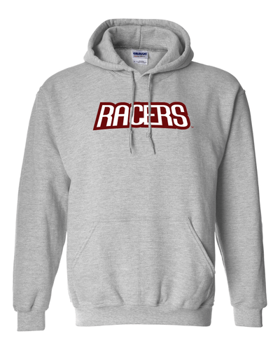 University of Northwestern Ohio Racers Text Logo Hooded Sweatshirt - Sport Grey