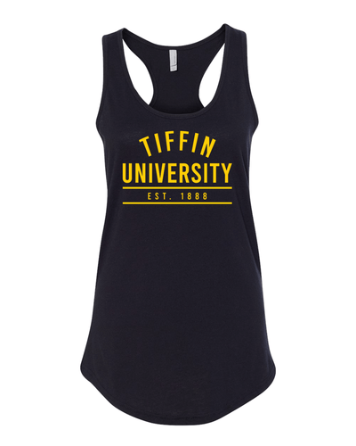 Tiffin Established 1888 Ladies Tank Top - Black