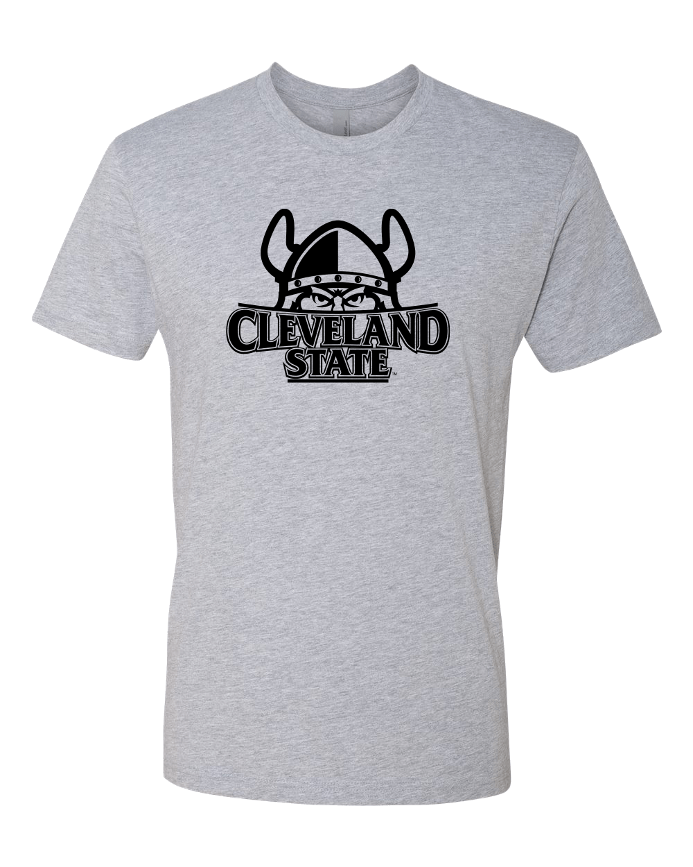 Cleveland State Full Logo Exclusive Soft T-Shirt - Dark Heather Gray