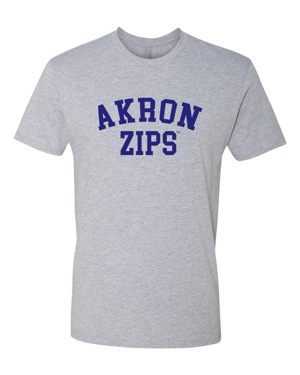 University of Akron Zips Soft Exclusive T-Shirt - Dark Heather Gray