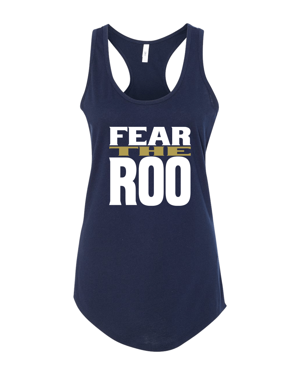 Akron Fear The Roo Ladies Tank Top - Midnight Navy