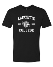 Load image into Gallery viewer, Lafayette College Est 1826 Soft Exclusive T-Shirt - Black
