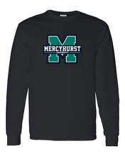 Load image into Gallery viewer, Mercyhurst University Full Color Long Sleeve T-Shirt - Black
