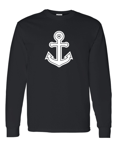 Mercyhurst University Anchor Long Sleeve T-Shirt - Black