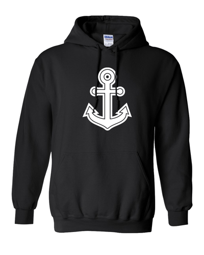 Mercyhurst University Anchor Hooded Sweatshirt - Black