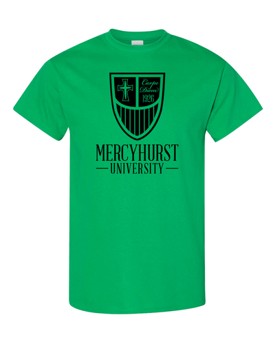 Mercyhurst Primary Shield T-Shirt - Irish Green