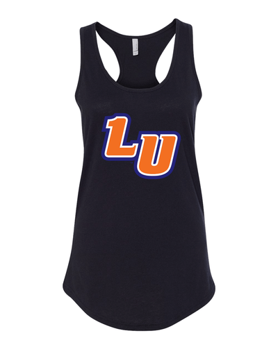 Lincoln University LU Ladies Racer Tank Top - Black