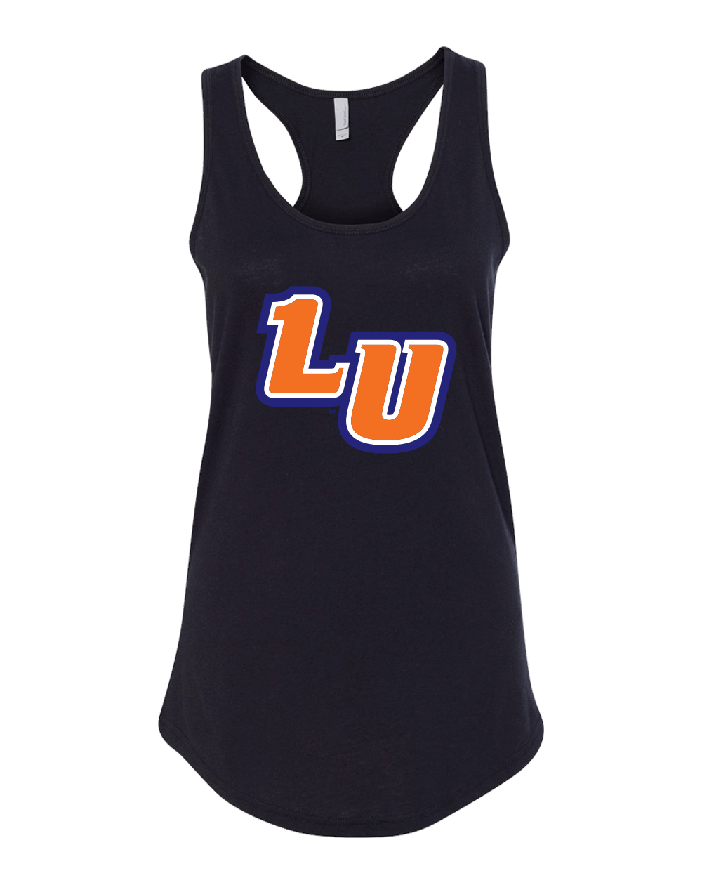 Lincoln University LU Ladies Racer Tank Top - Black